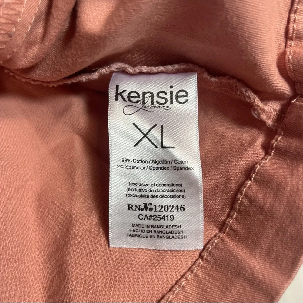 Kenzie rose‎ colored coat Size:XL M4